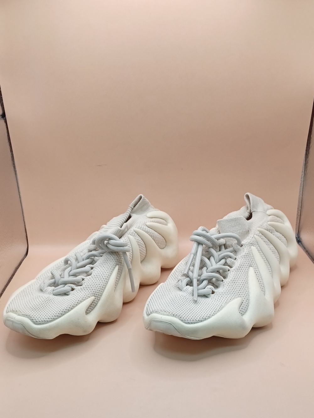 Pre-Owned Adidas Yeezy 450 Sneakers-Cloud White Men Size 7.5 US H68038